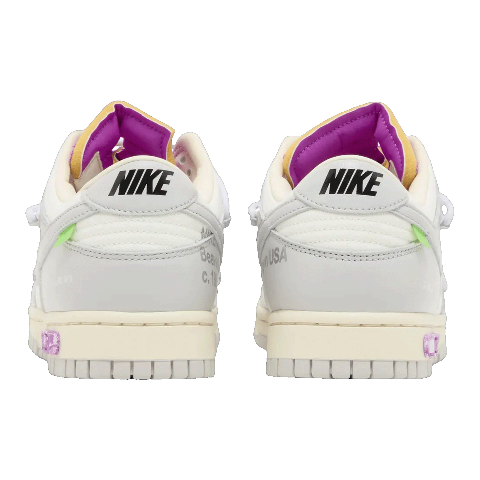 Nike Dunk Low Off-White Lot 3 Back DM1602-118