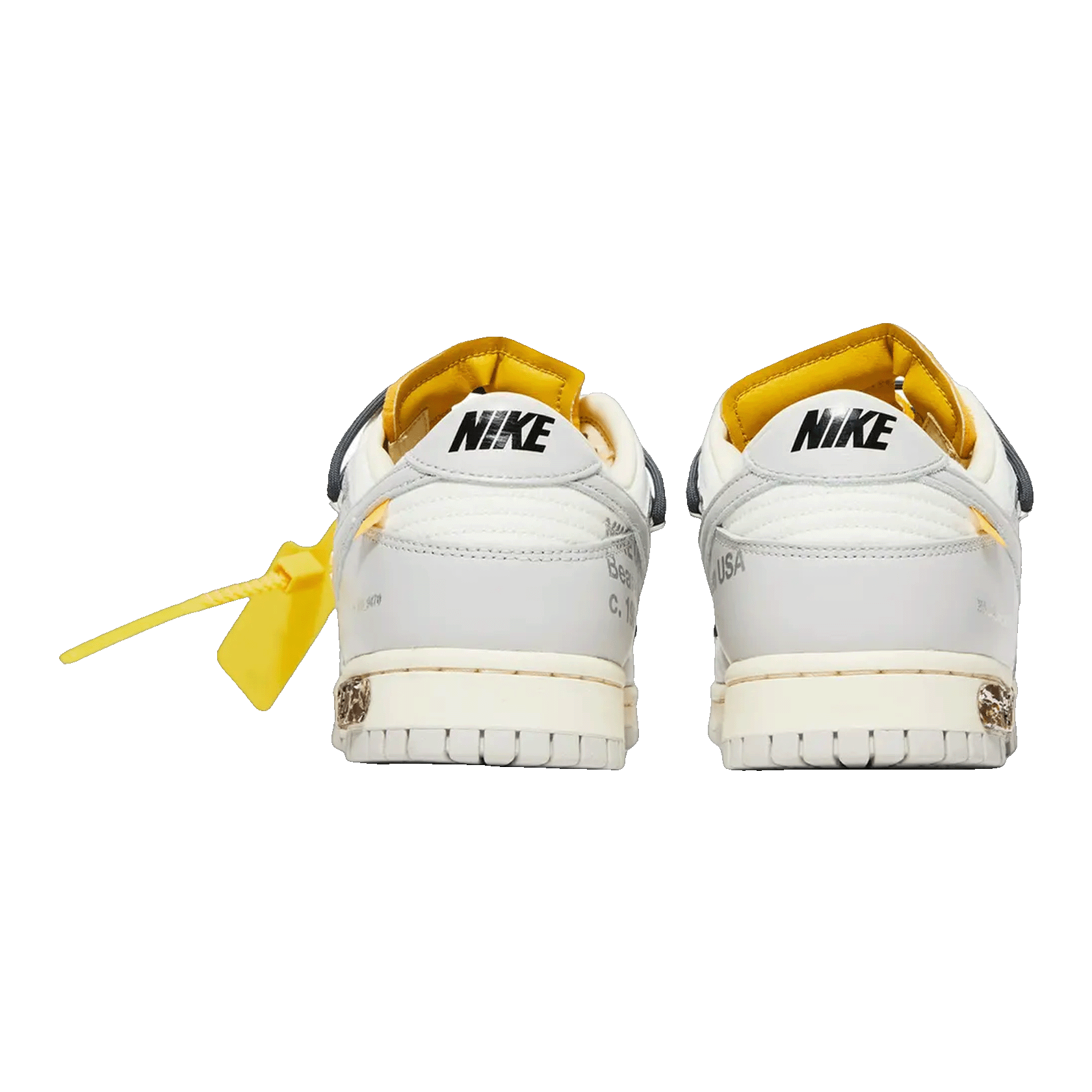Nike Dunk Low Off-White Lot 41 Back DM1602-105