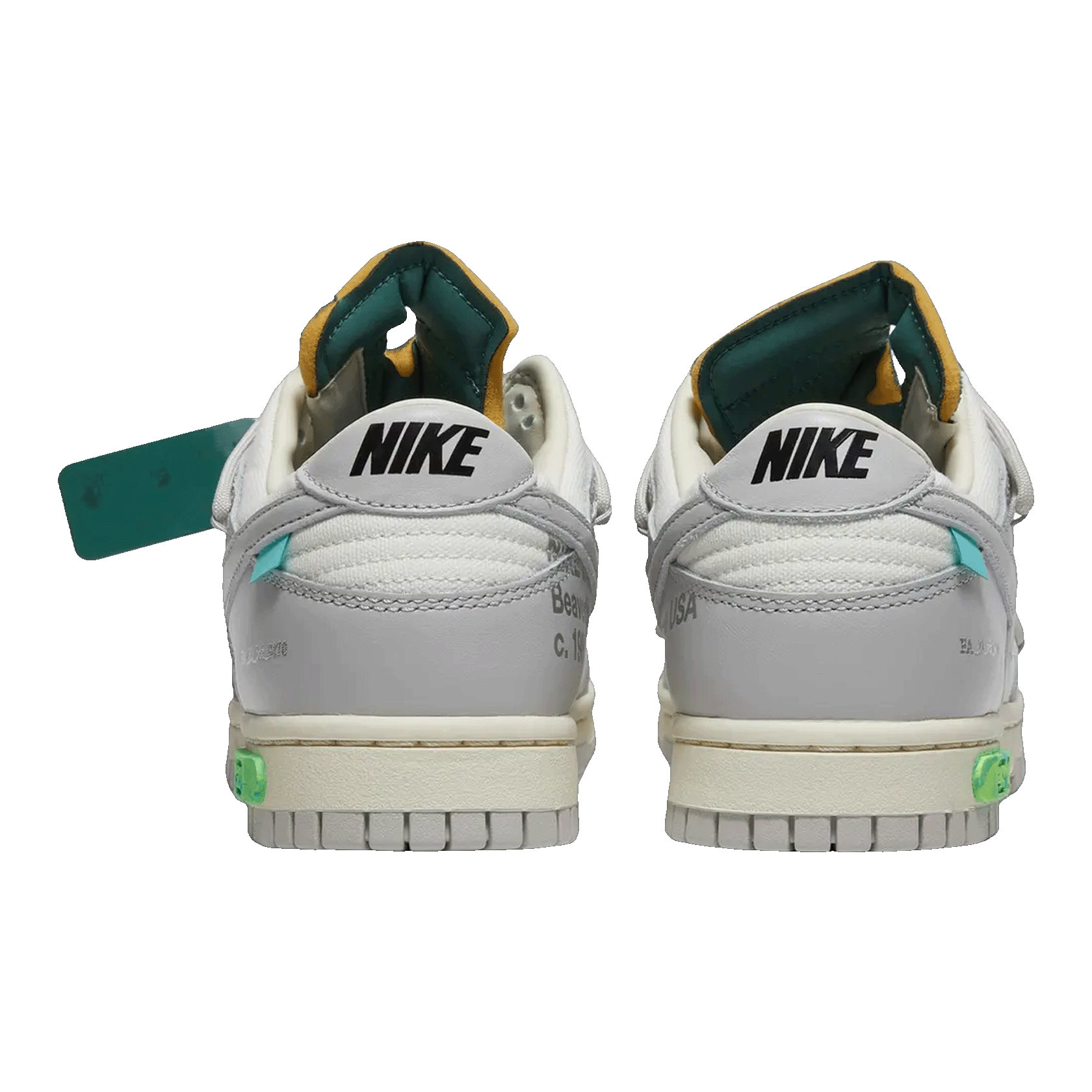 Nike Dunk Low Off-White Lot 42 Back DM1602-117