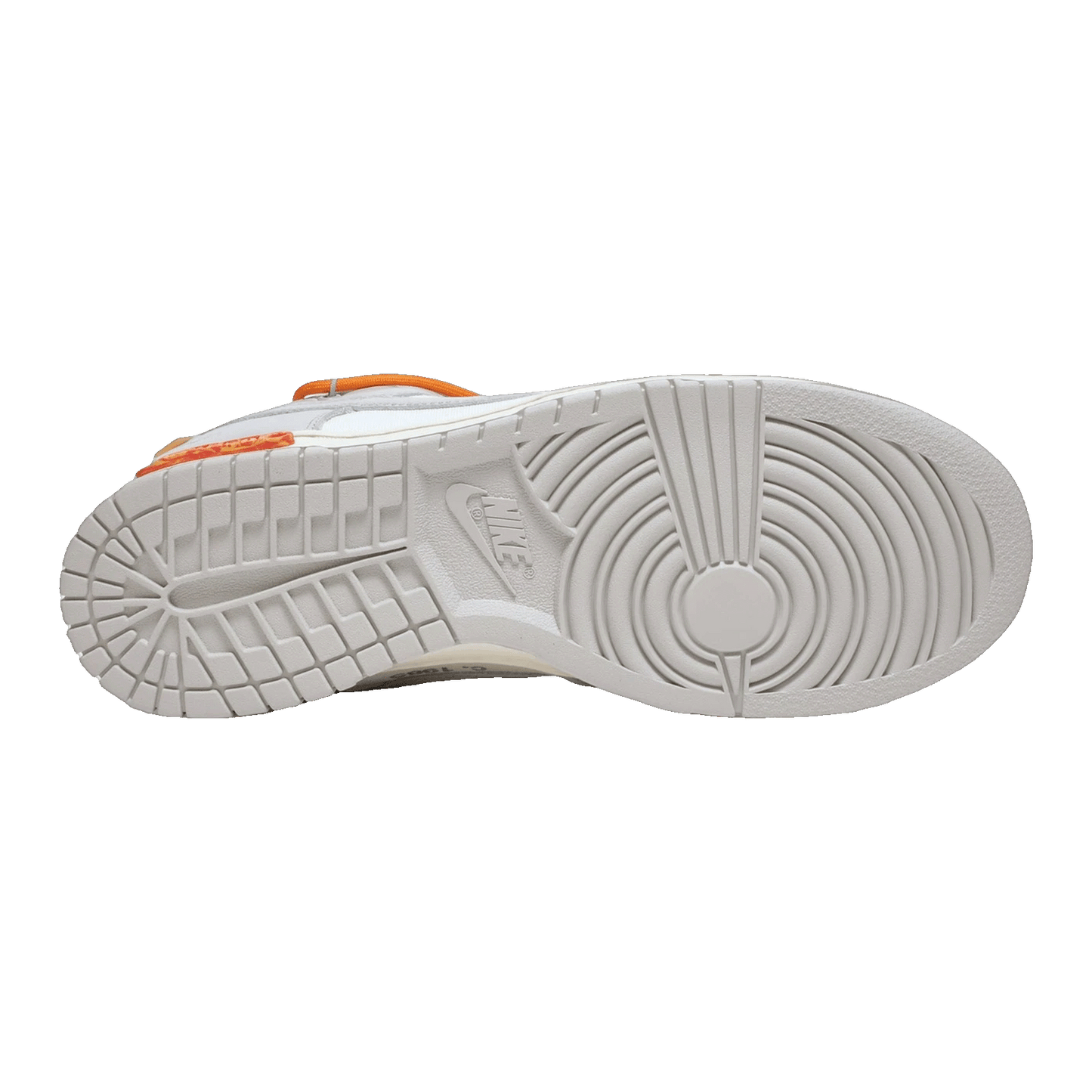 Nike Dunk Low Off-White Lot 44 Sohle DM1602-104