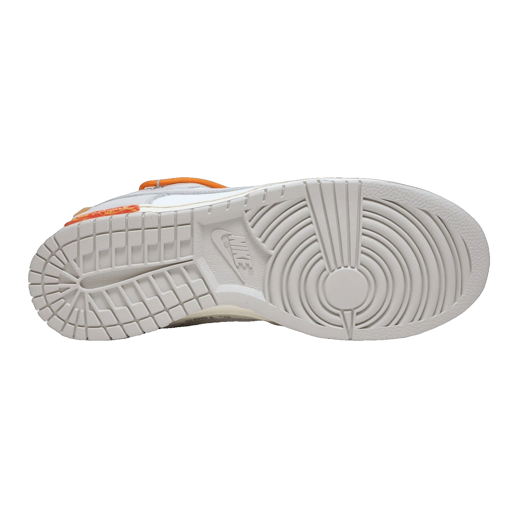 Nike Dunk Low Off-White Lot 44 Sohle DM1602-104