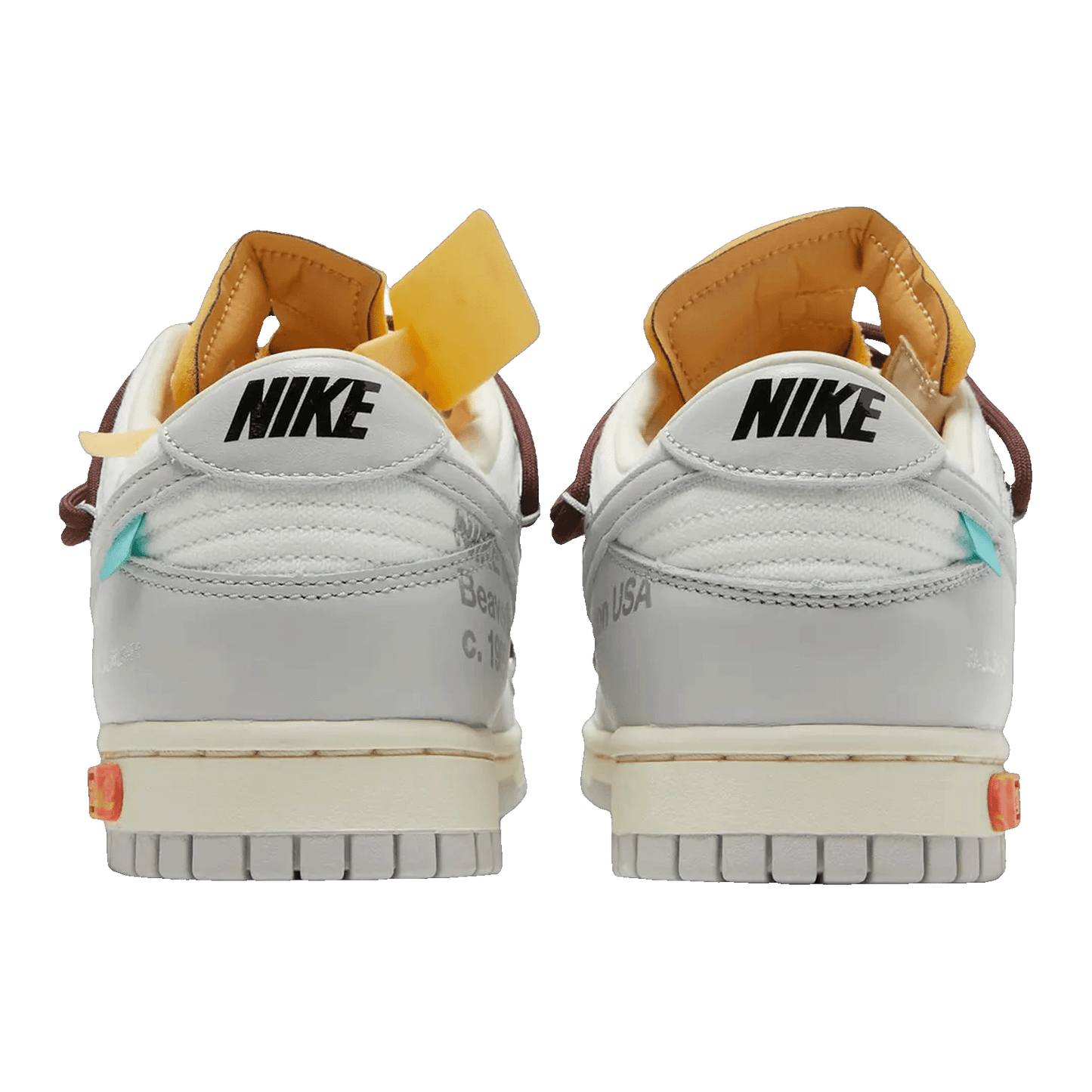 Nike Dunk Low Off-White Lot 46 Back DM1602-102