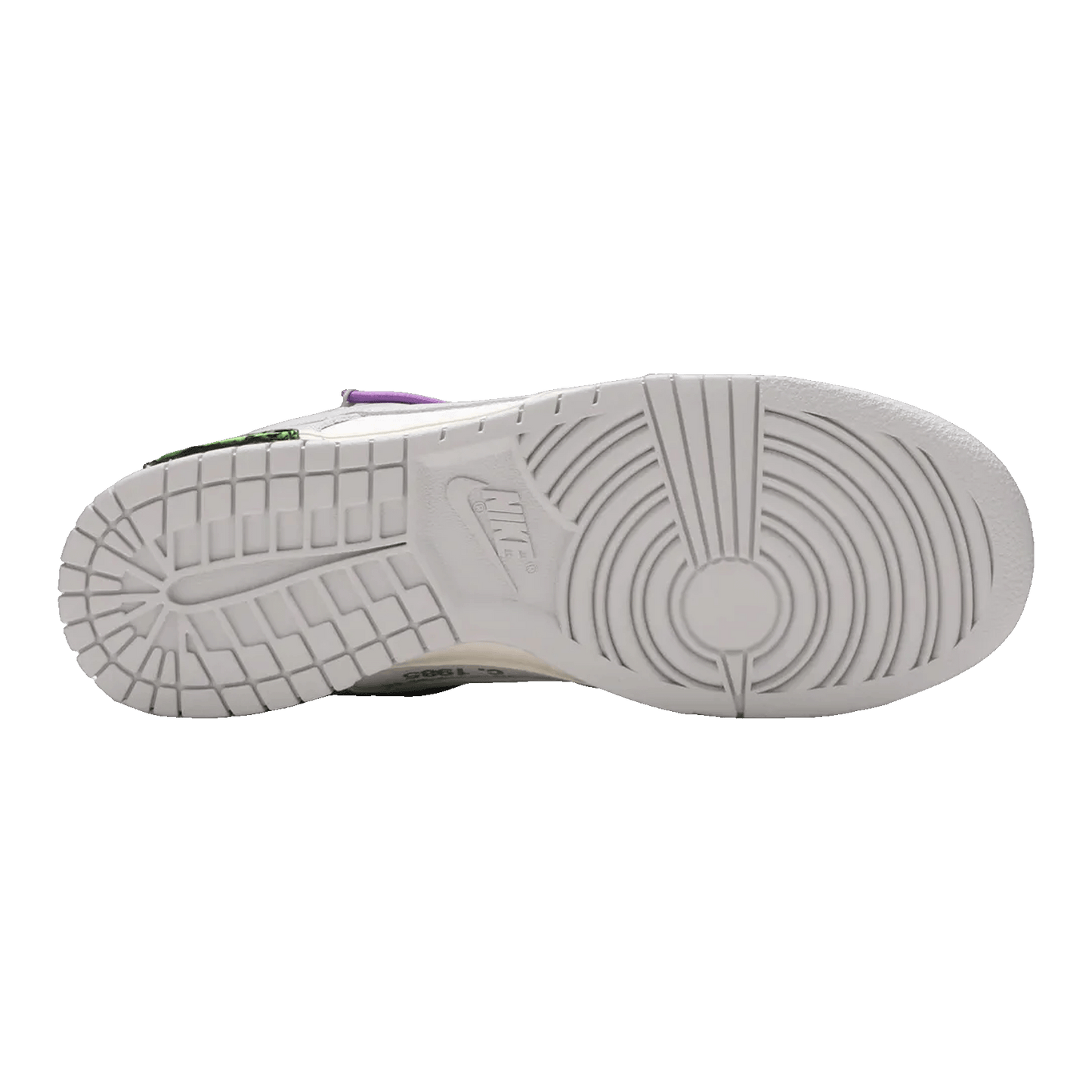 Nike Dunk Low Off-White Lot 47 Sohle DM1602-125