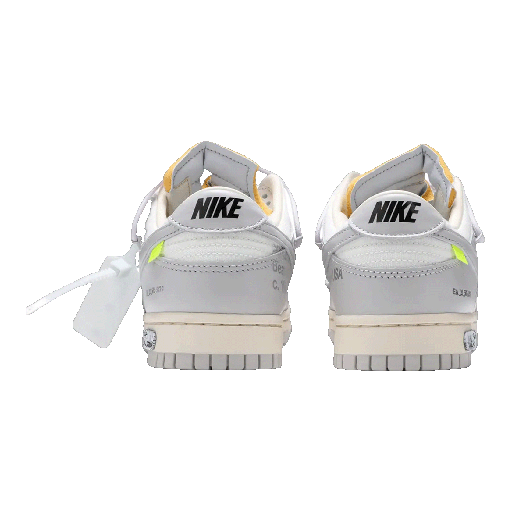 Nike Dunk Low Off-White Lot 49 Back DM1602-123