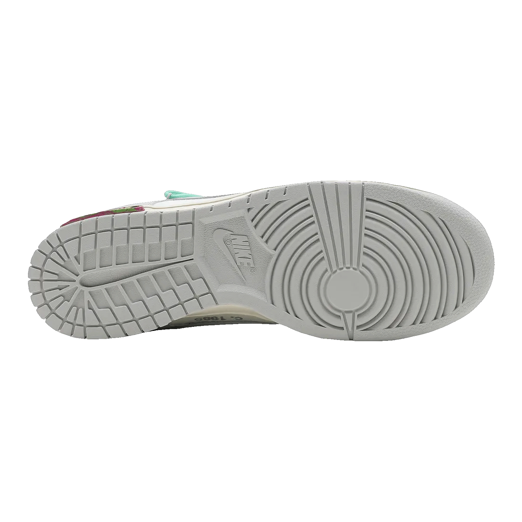 Nike Dunk Low Off-White Lot 4 Sohle DM1602-114