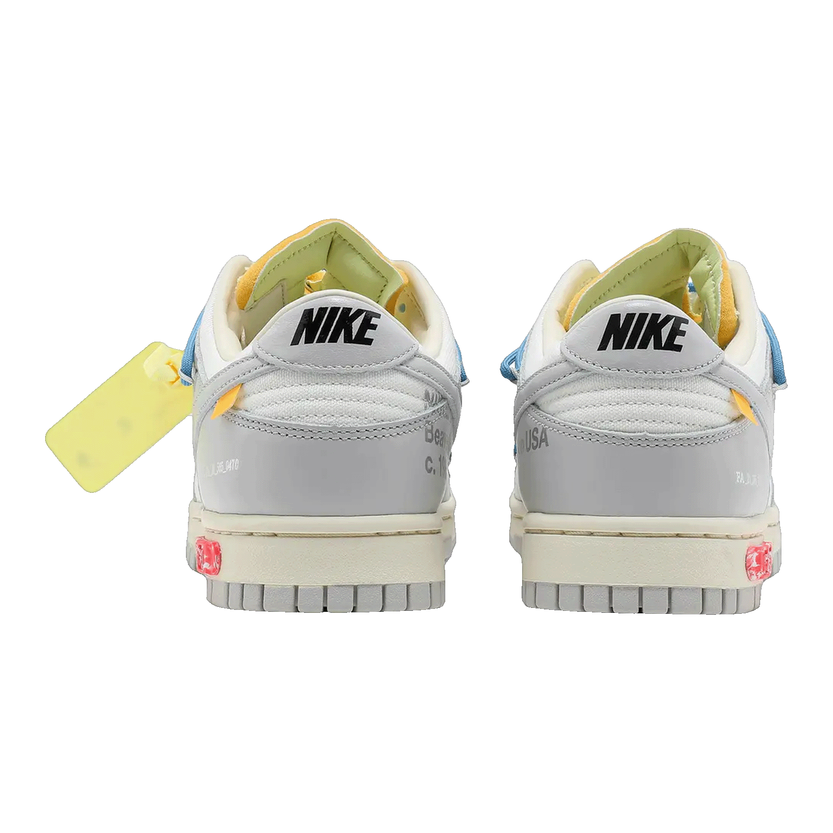 Nike Dunk Low Off-White Lot 5 Back DM1602-113