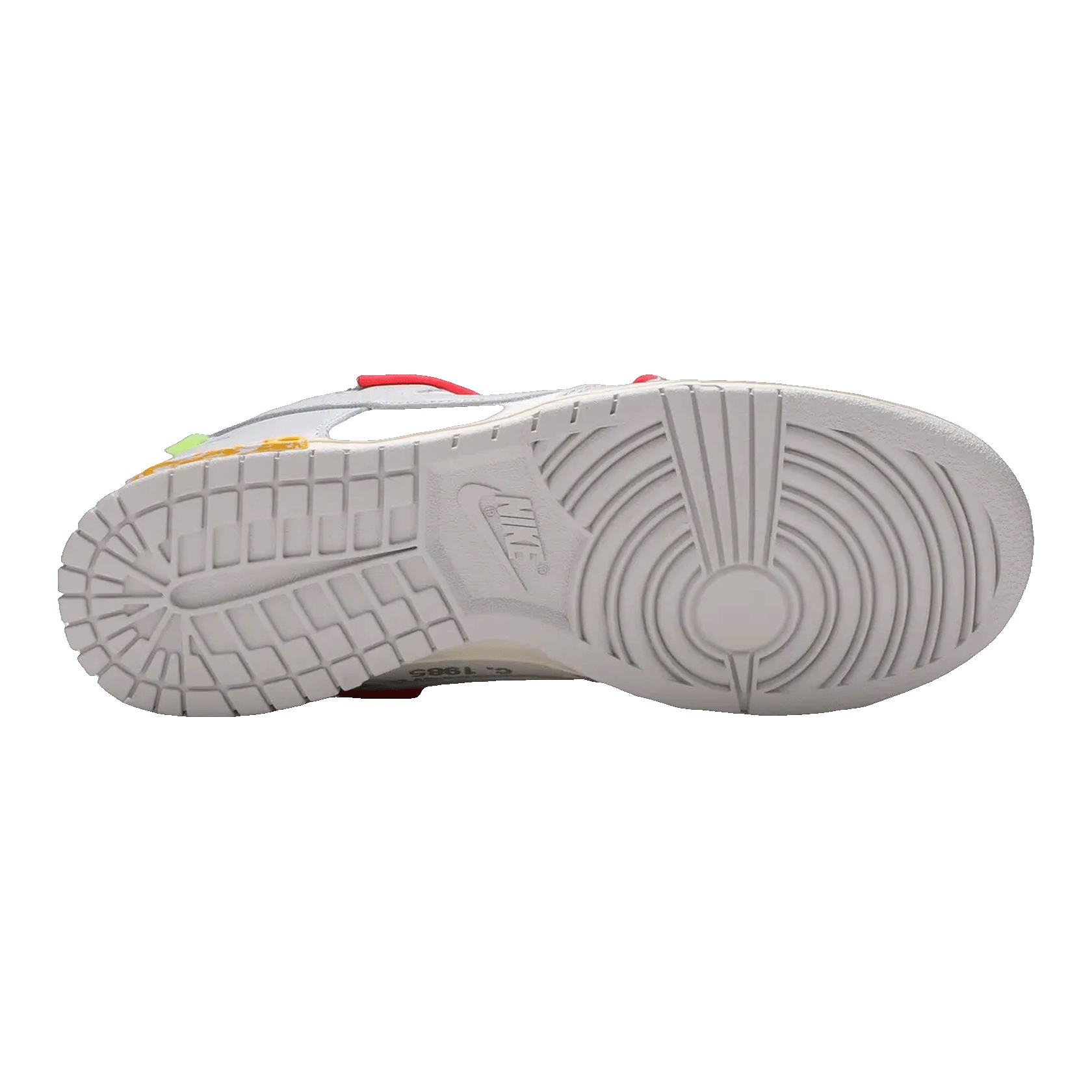 Nike Dunk Low Off-White Lot 6 Sohle DM1602-110