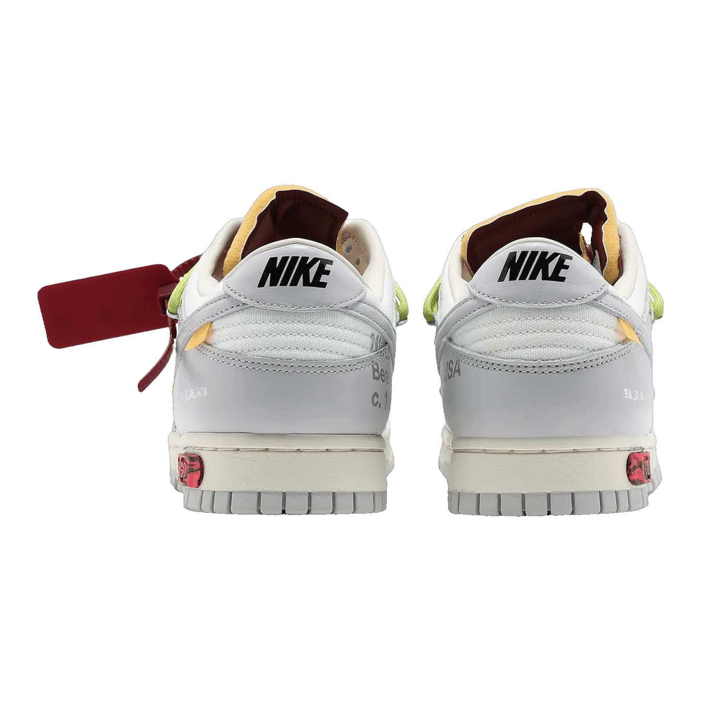 Nike Dunk Low Off-White Lot 8 Back DM1602-106