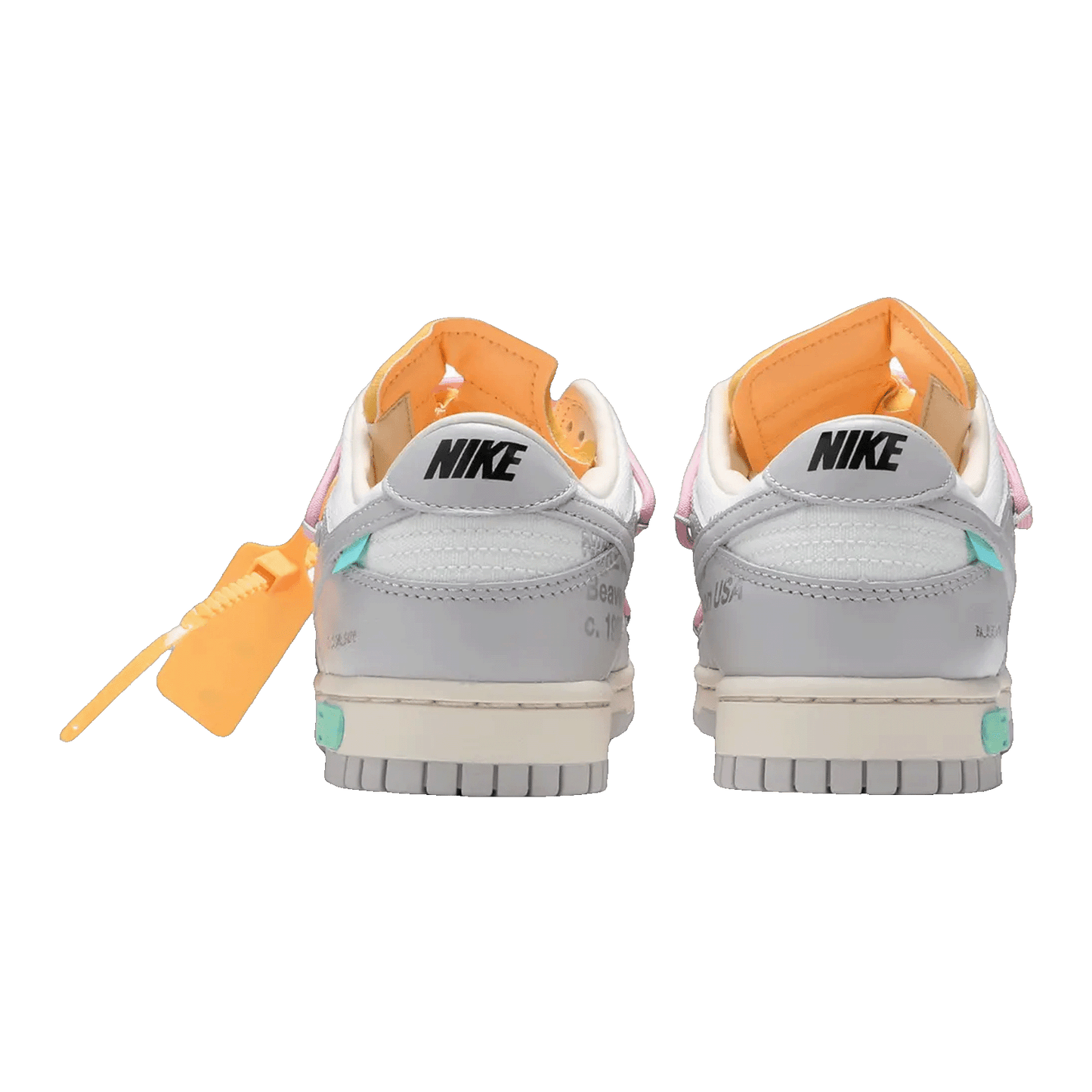 Nike Dunk Low Off-White Lot 9 Back DM1602-109