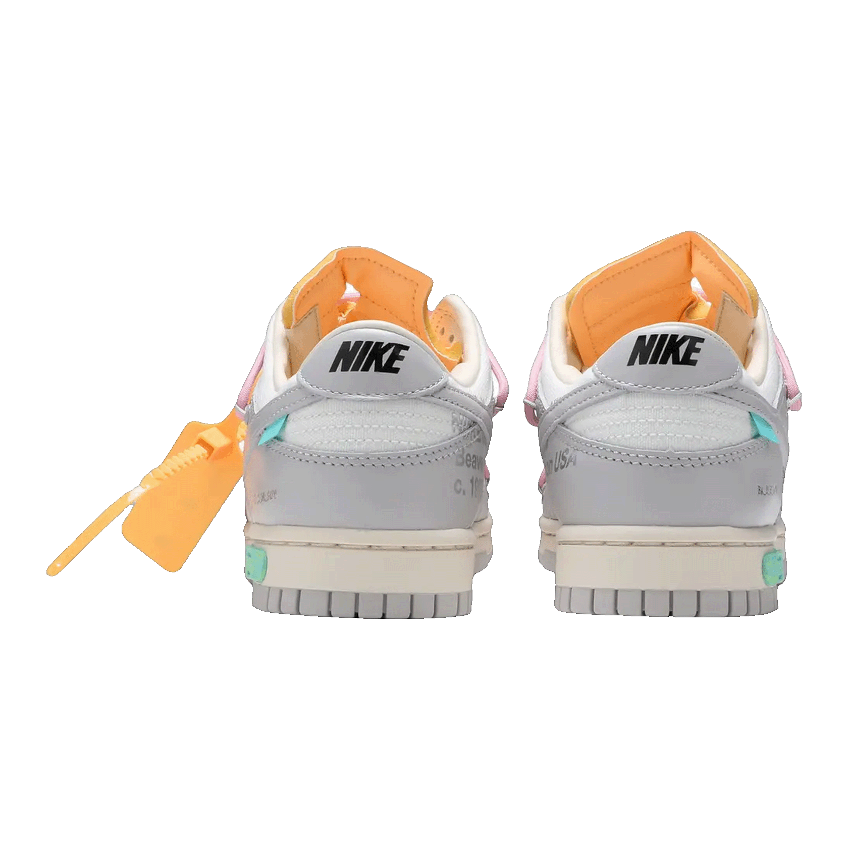 Nike Dunk Low Off-White Lot 9 Back DM1602-109
