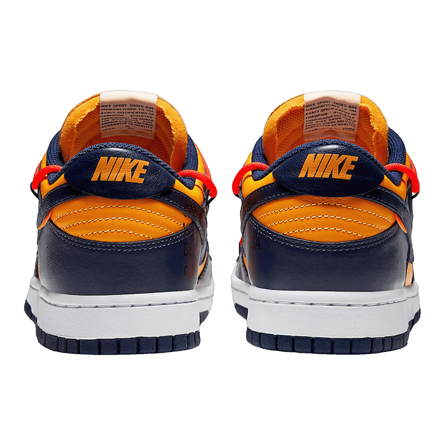 Nike Dunk Low Off-White University Gold Back CT0856-700