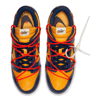 Nike Dunk Low Off-White University Gold Oben CT0856-700