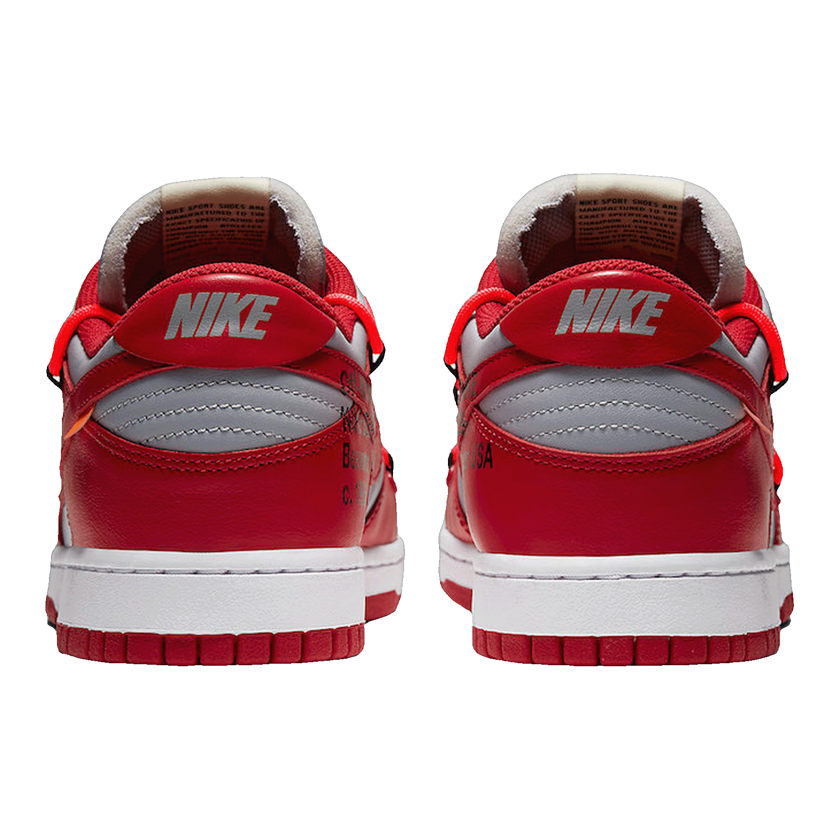 Nike Dunk Low Off-White University Red CT0856-600