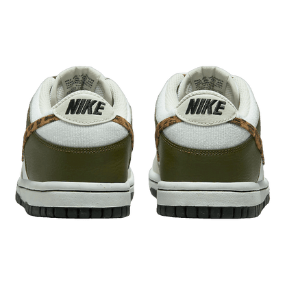Nike Dunk Low Olive Leopard (GS) Back DX9282-100