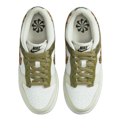 Nike Dunk Low Olive Leopard (GS) Oben DX9282-100