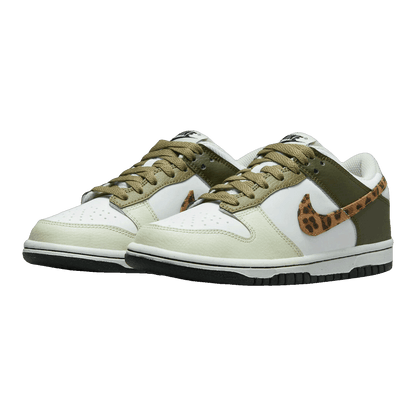 Nike Dunk Low Olive Leopard (GS) Side DX9282-100