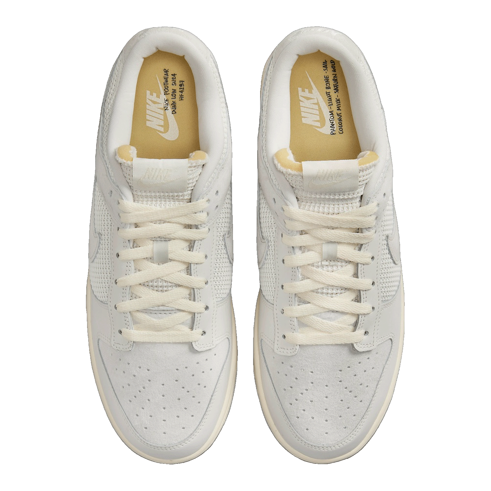 Nike Dunk Low Phantom Light Bone Oben HF4297-001