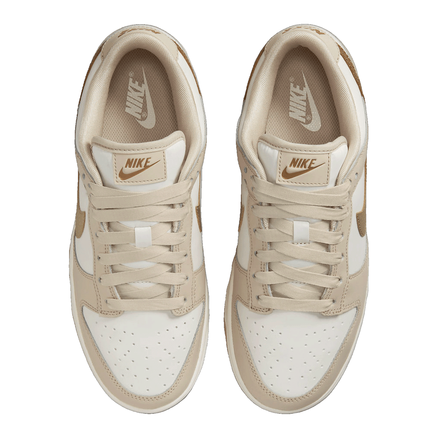 Nike Dunk Low Phantom Metallic Gold (W) Oben DX5930-001