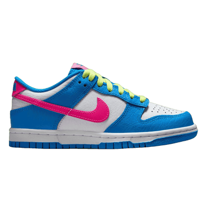 Nike Dunk Low Photo Blue White Light Lemon Twist Hyper Pink (GS) IB7747-406