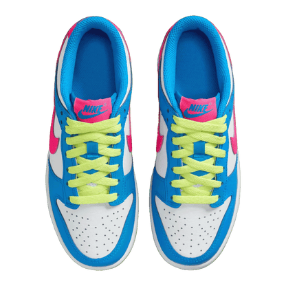 Nike Dunk Low Photo Blue White Light Lemon Twist Hyper Pink (GS) IB7747-406