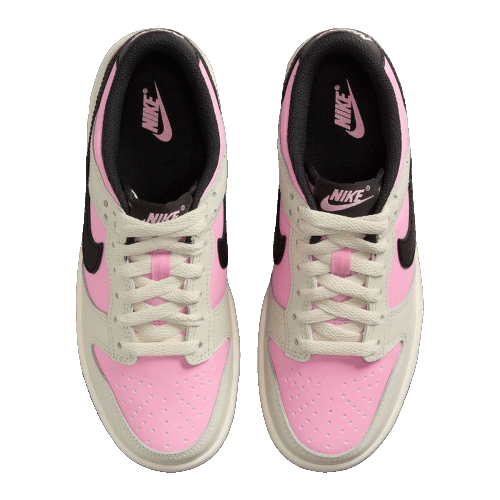Nike Dunk Low Pink Rise Light Orewood Brown Pale Ivory Black (GS) FB9109-601