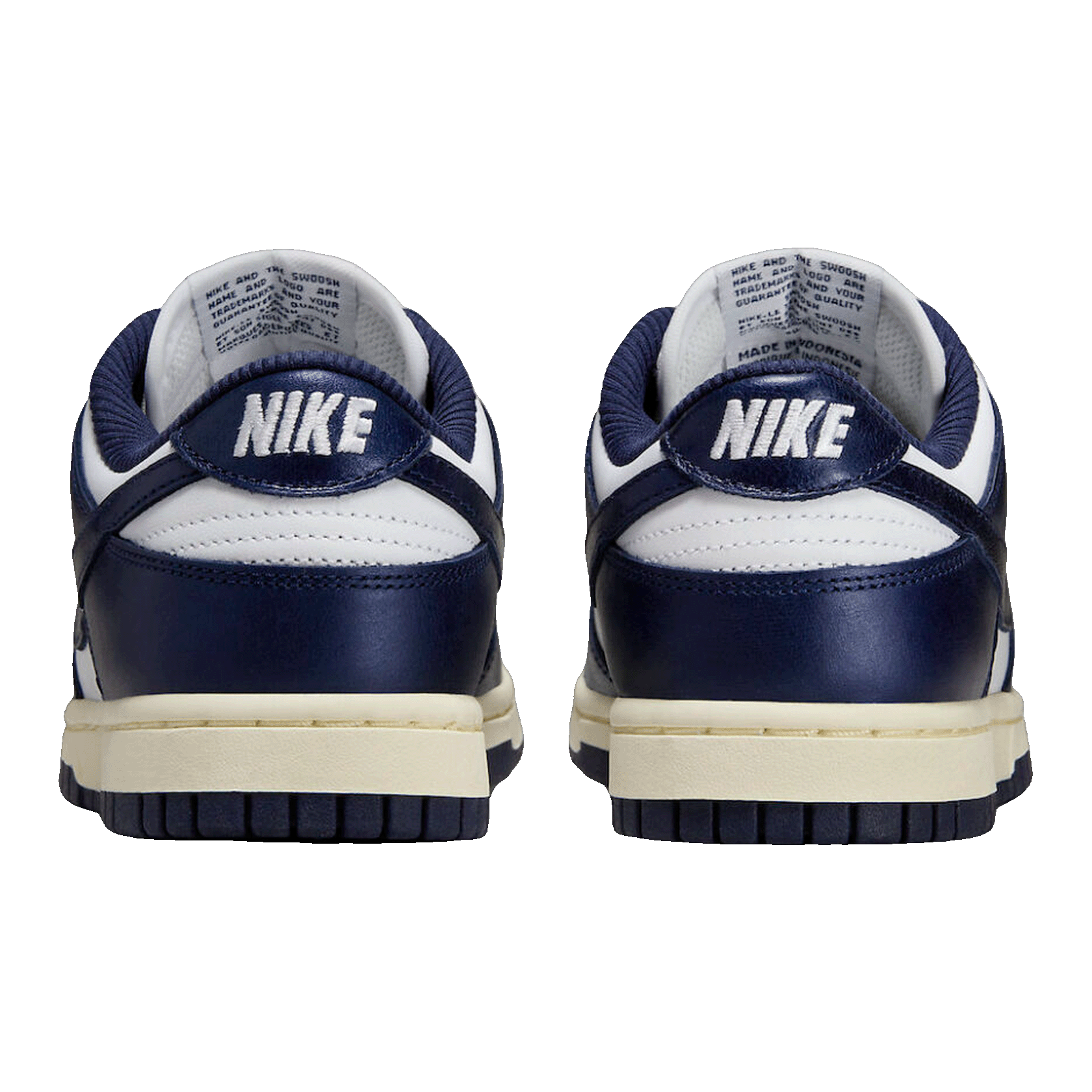Nike Dunk Low PRM Vintage Navy (W) Back FN7197-100