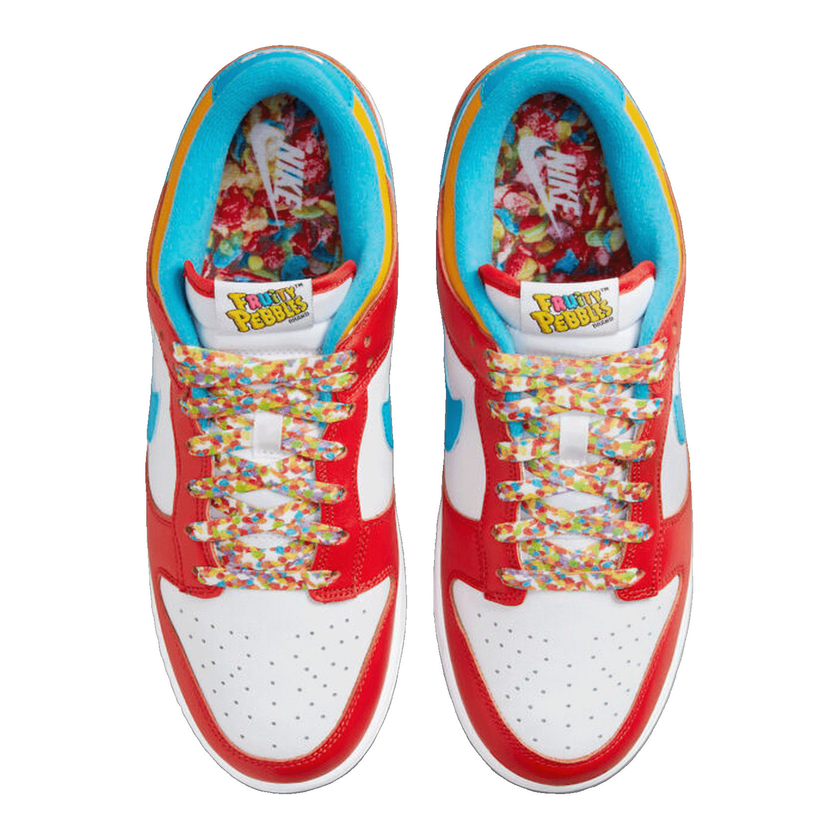 Nike Dunk Low QS LeBron James Fruity Pebbles Oben DH8009-600