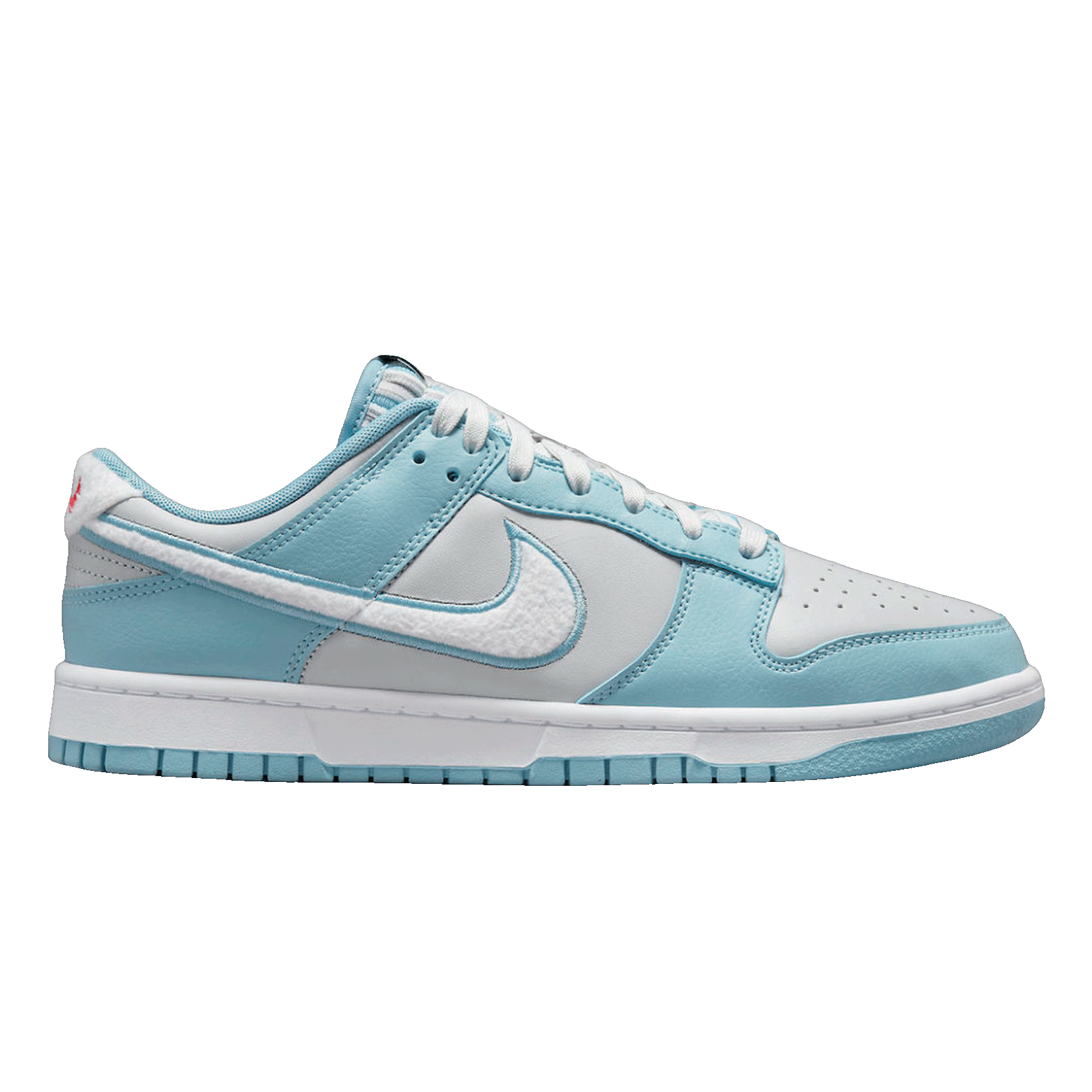 Nike Dunk Low Retro Fleece Swoosh Worn Blue FB1871-011