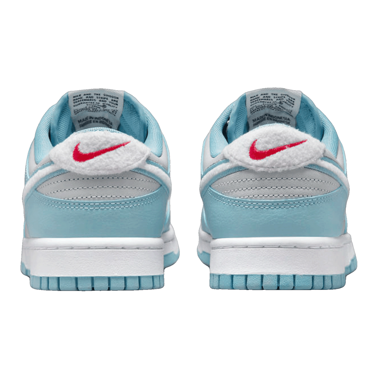 Nike Dunk Low Retro Fleece Swoosh Worn Blue FB1871-011