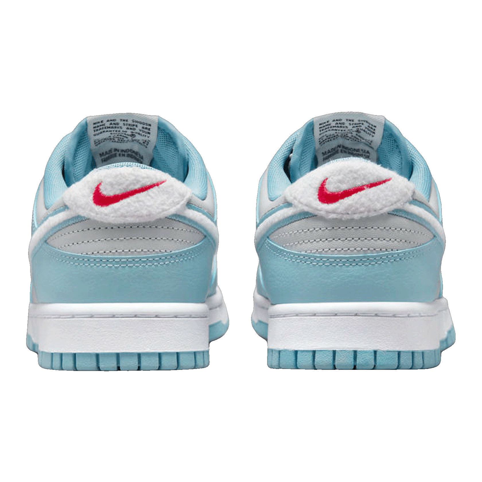 Nike Dunk Low Retro Fleece Swoosh Worn Blue FB1871-011