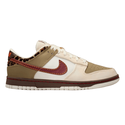 Nike Dunk Low Retro Khaki Team Red Pearl White (W) IM6687-262
