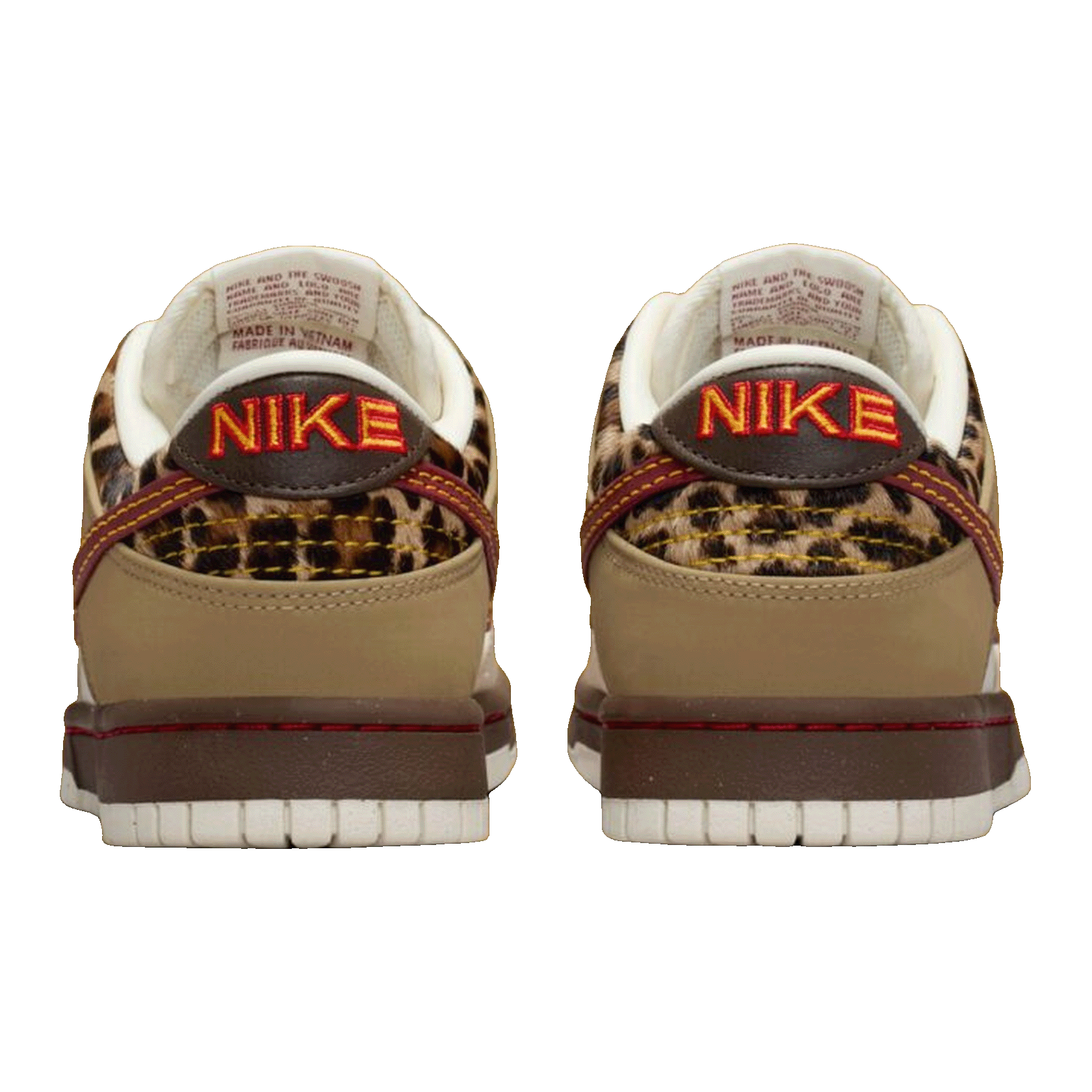 Nike Dunk Low Retro Khaki Team Red Pearl White (W) IM6687-262