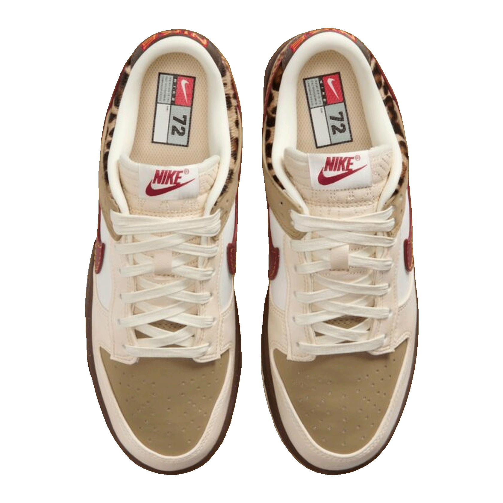 Nike Dunk Low Retro Khaki Team Red Pearl White (W) IM6687-262