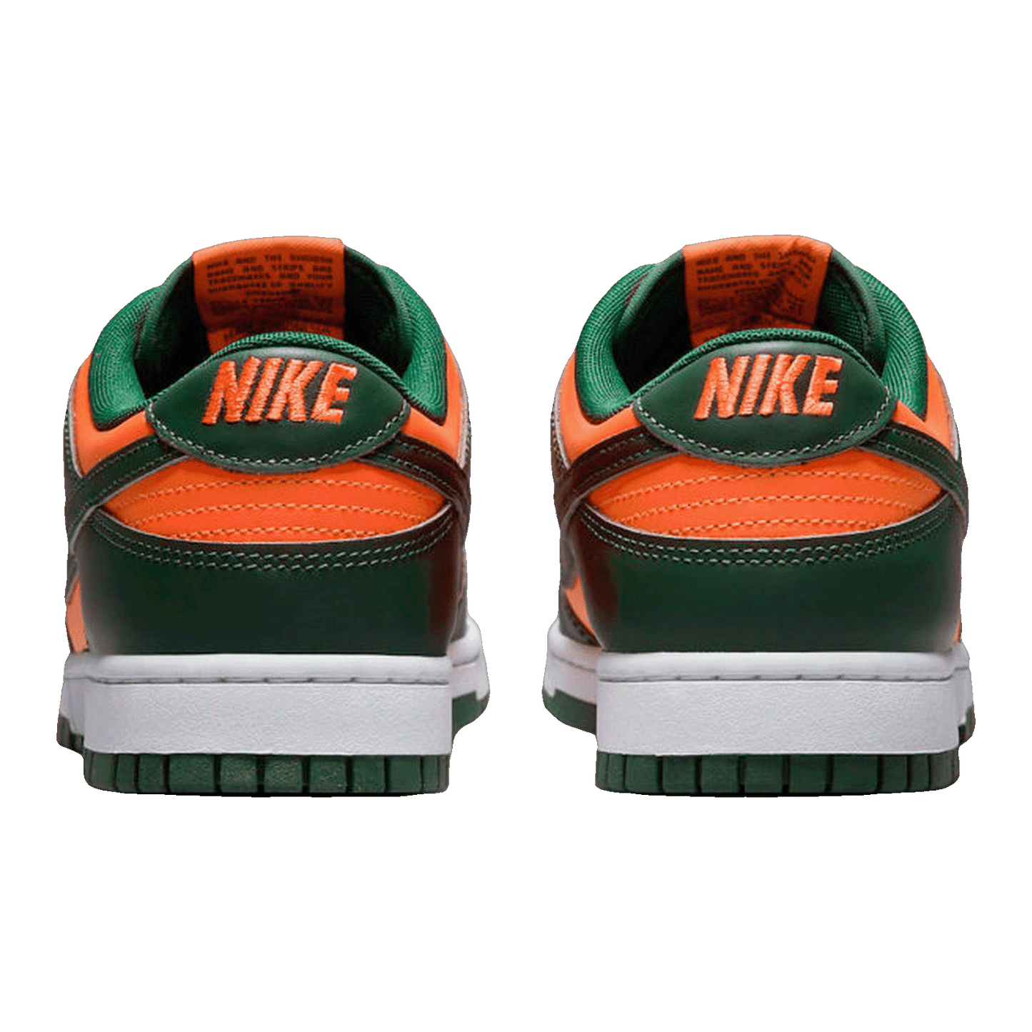 Nike Dunk Low Retro Miami Hurricanes Back DD1391-300