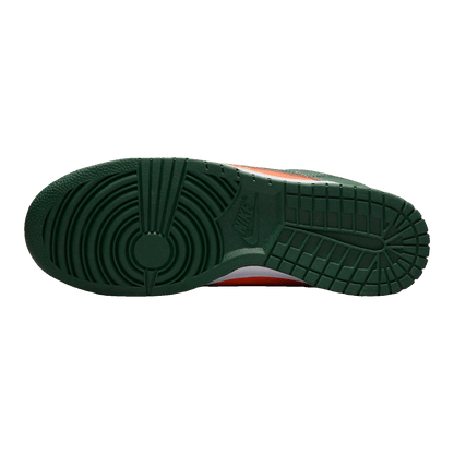 Nike Dunk Low Retro Miami Hurricanes Sohle DD1391-300
