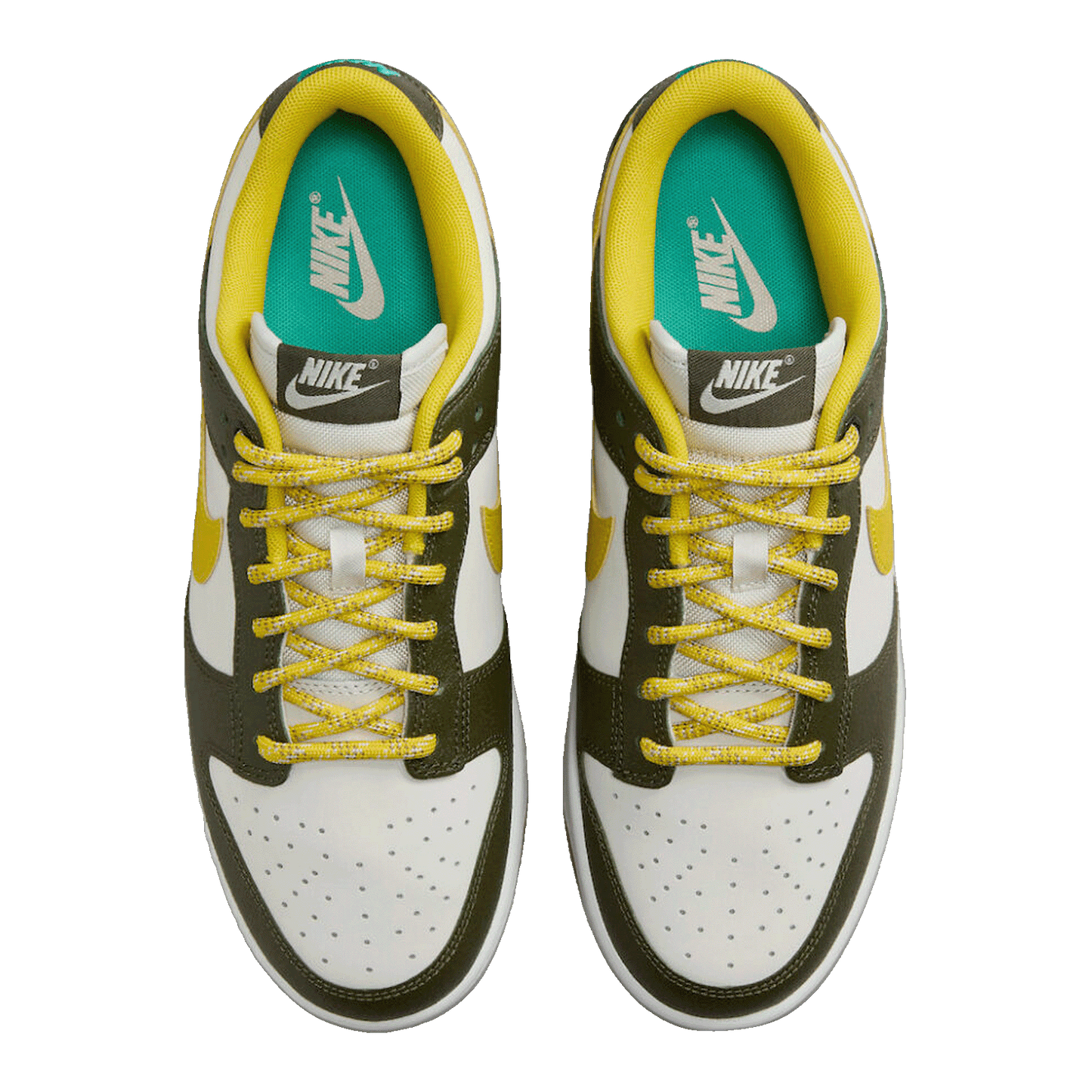 Nike Dunk Low Retro Premium Cargo Khaki Vivid Sulfur Oben FV3629-371