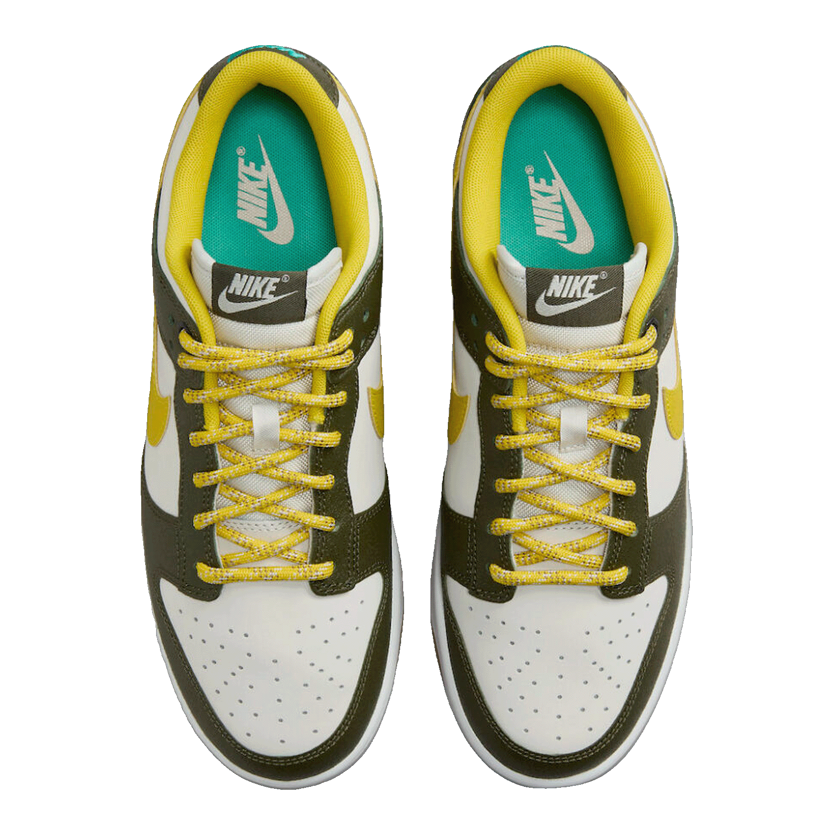 Nike Dunk Low Retro Premium Cargo Khaki Vivid Sulfur Oben FV3629-371