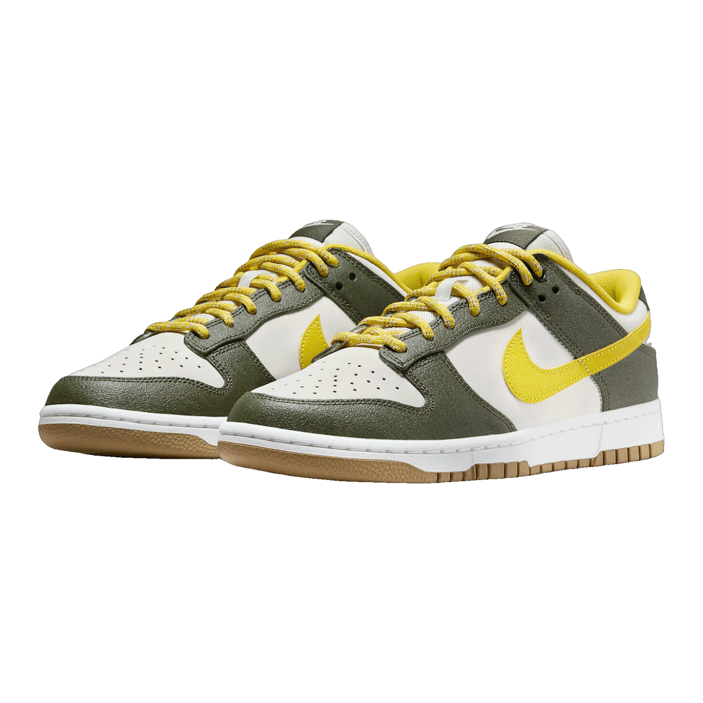 Nike Dunk Low Retro Premium Cargo Khaki Vivid Sulfur Side FV3629-371