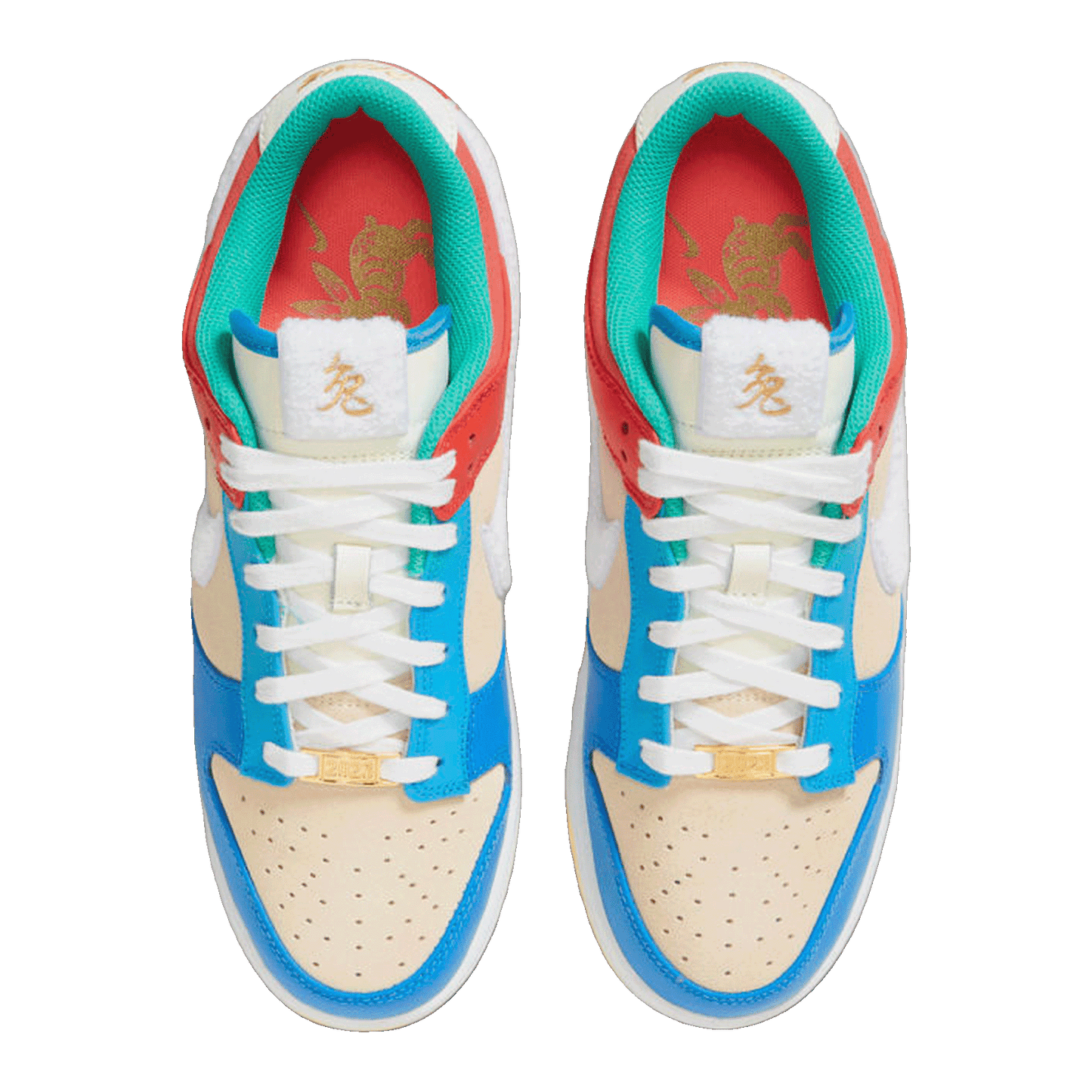 Nike Dunk Low Retro PRM Year of the Rabbit Blue Orange Cream FD4203-111