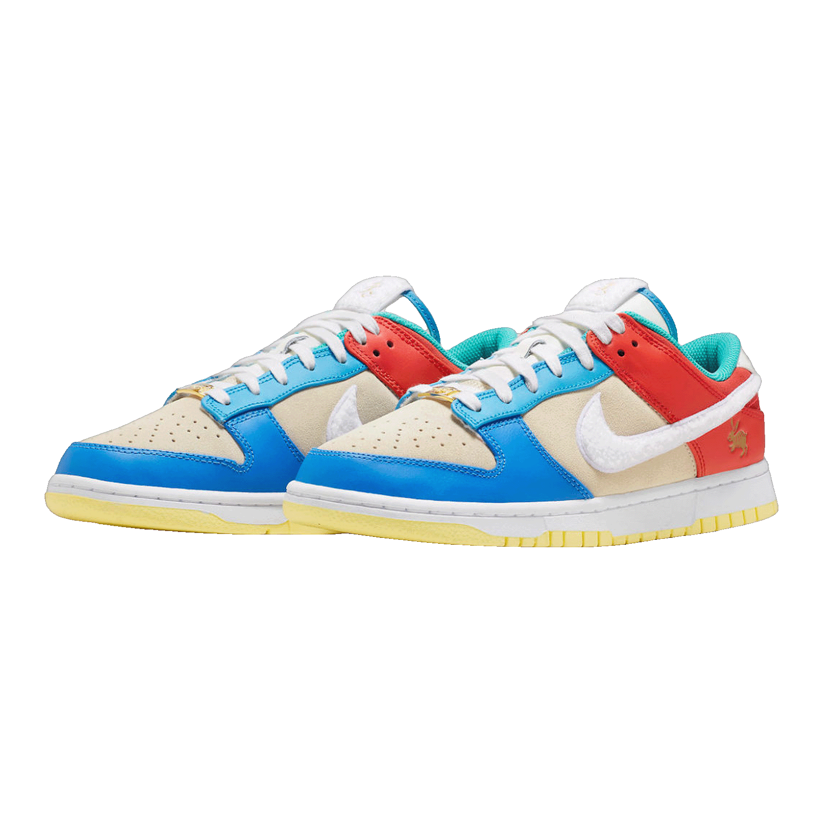 Nike Dunk Low Retro PRM Year of the Rabbit Blue Orange Cream FD4203-111