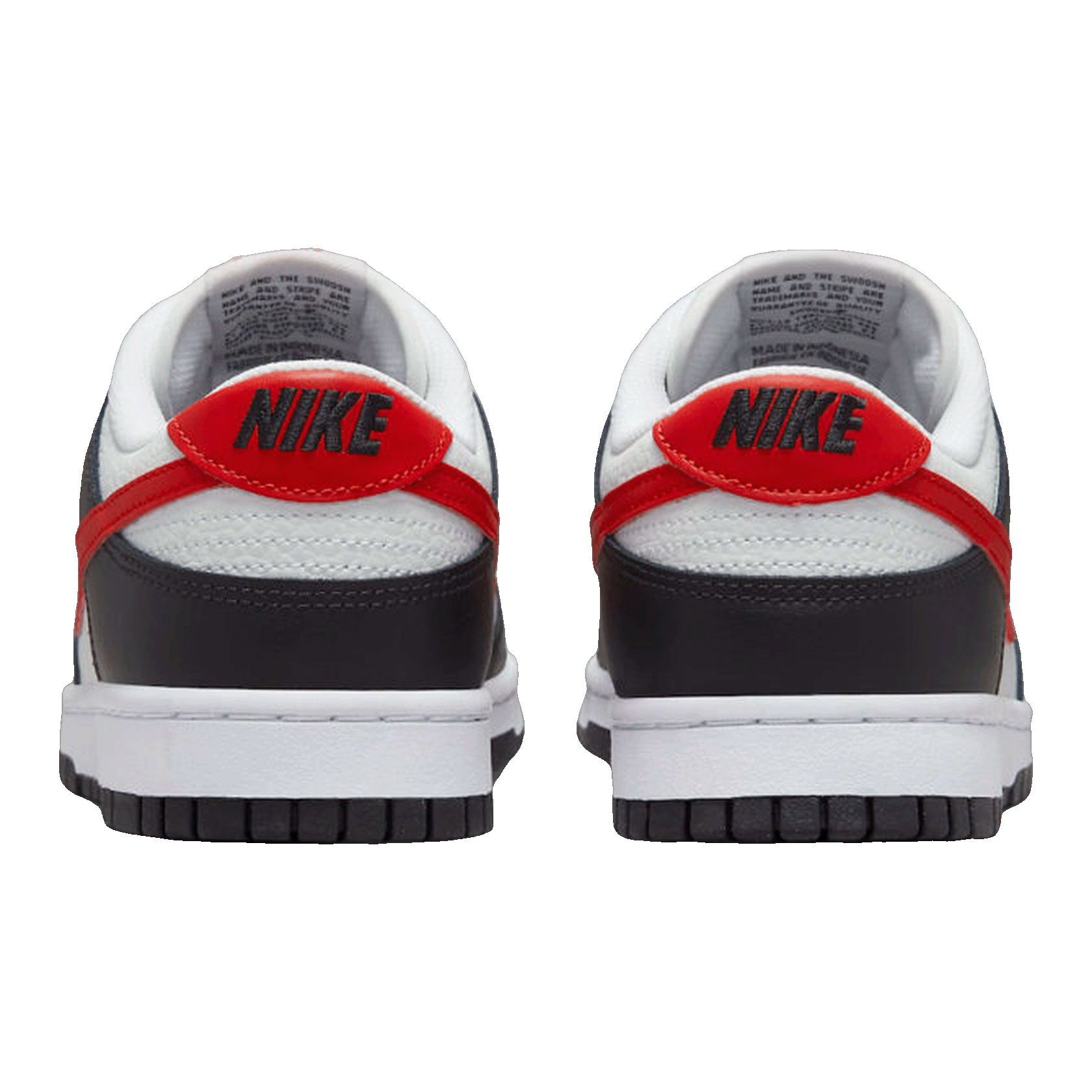 Nike Dunk Low Retro Red Swoosh Panda FB3354-001