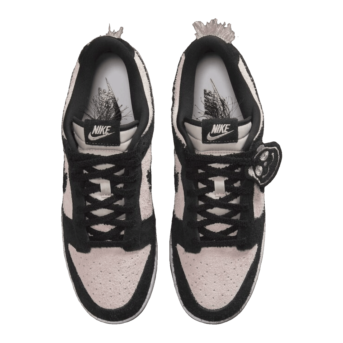 Nike Dunk Low Retro SE Panda-Monium White Black Suede IB2990-100