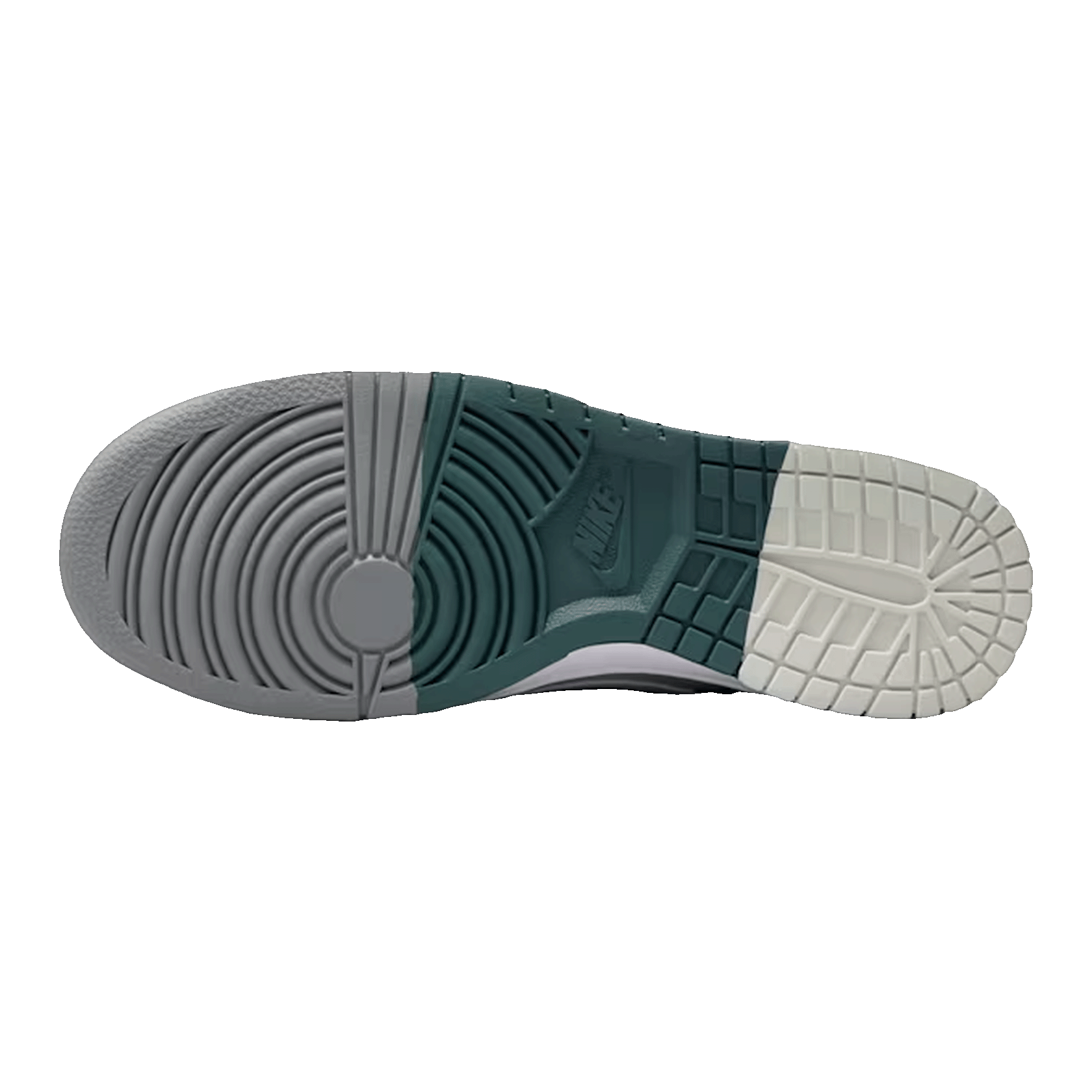 Nike Dunk Low Retro Split Deep Jungle Sohle FB8896-300