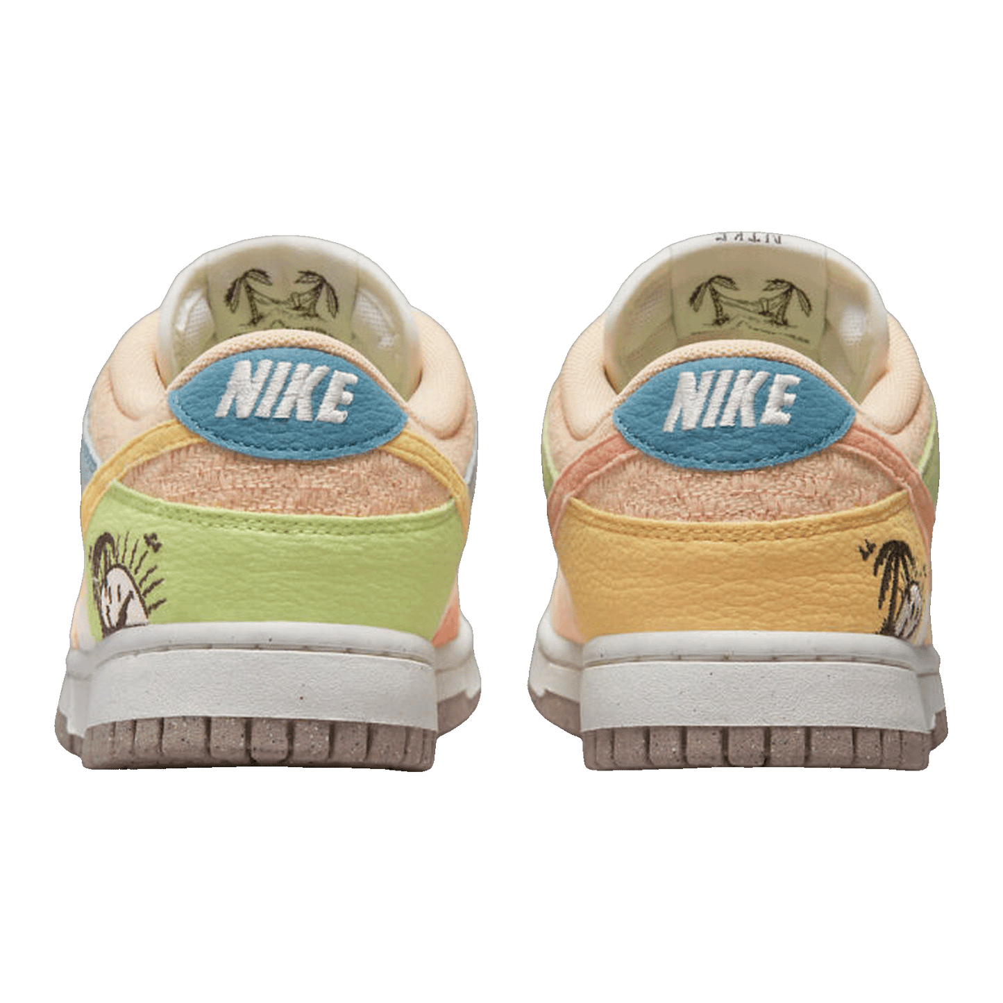 Nike Dunk Low Retro Sun Club Multi (W) Back DQ0265-100