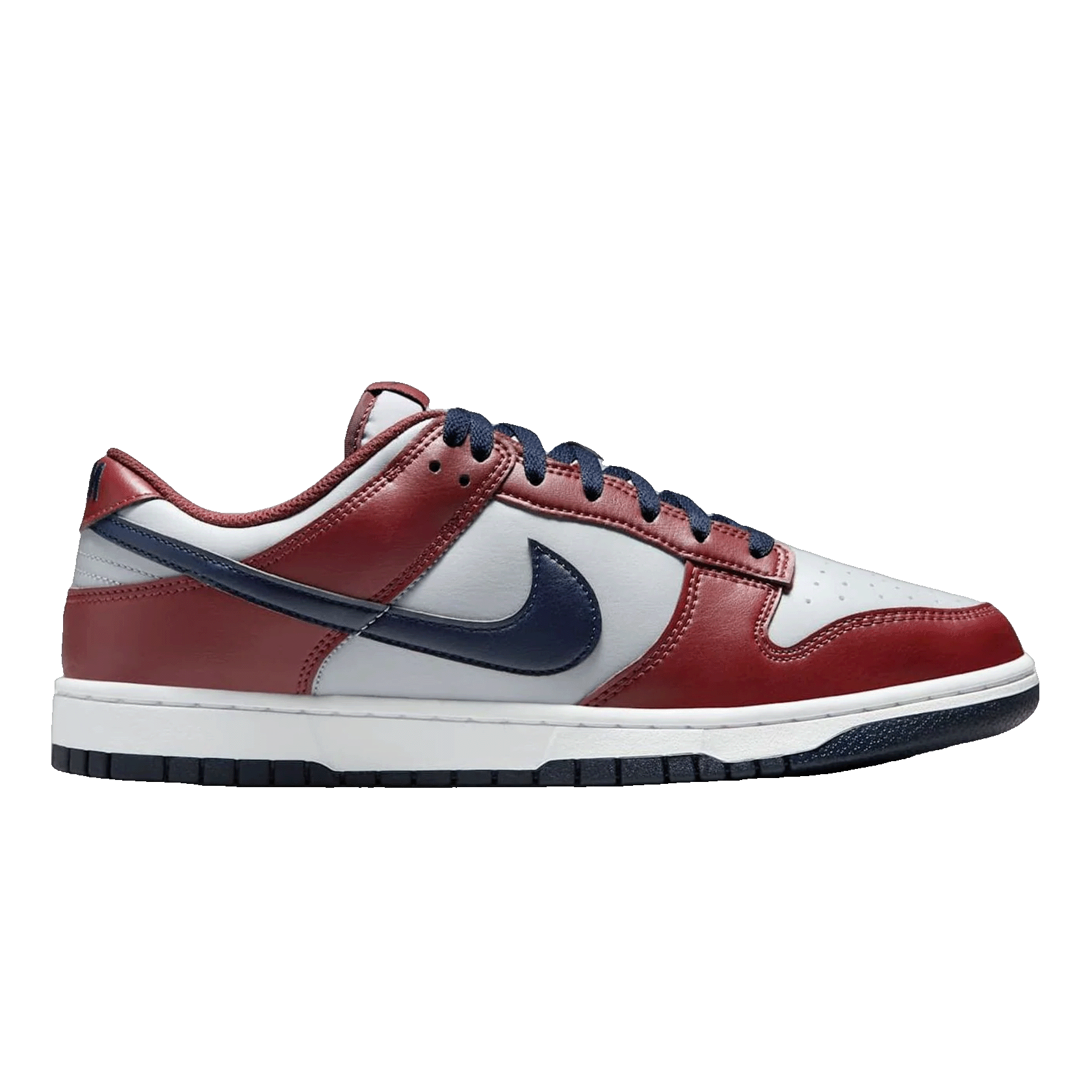 Nike Dunk Low Retro Wolf Grey Obsidian Dark Team Red HF5441-003