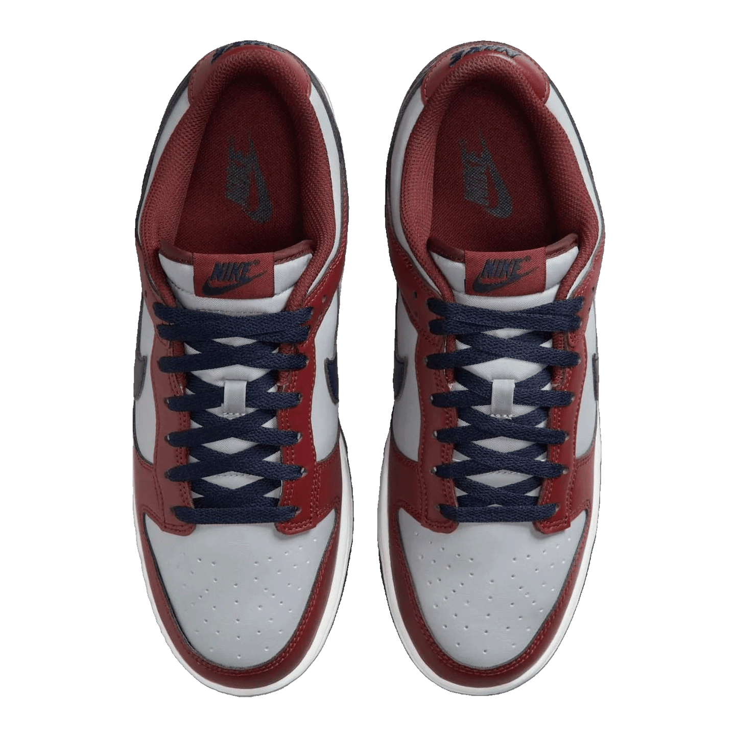 Nike Dunk Low Retro Wolf Grey Obsidian Dark Team Red HF5441-003