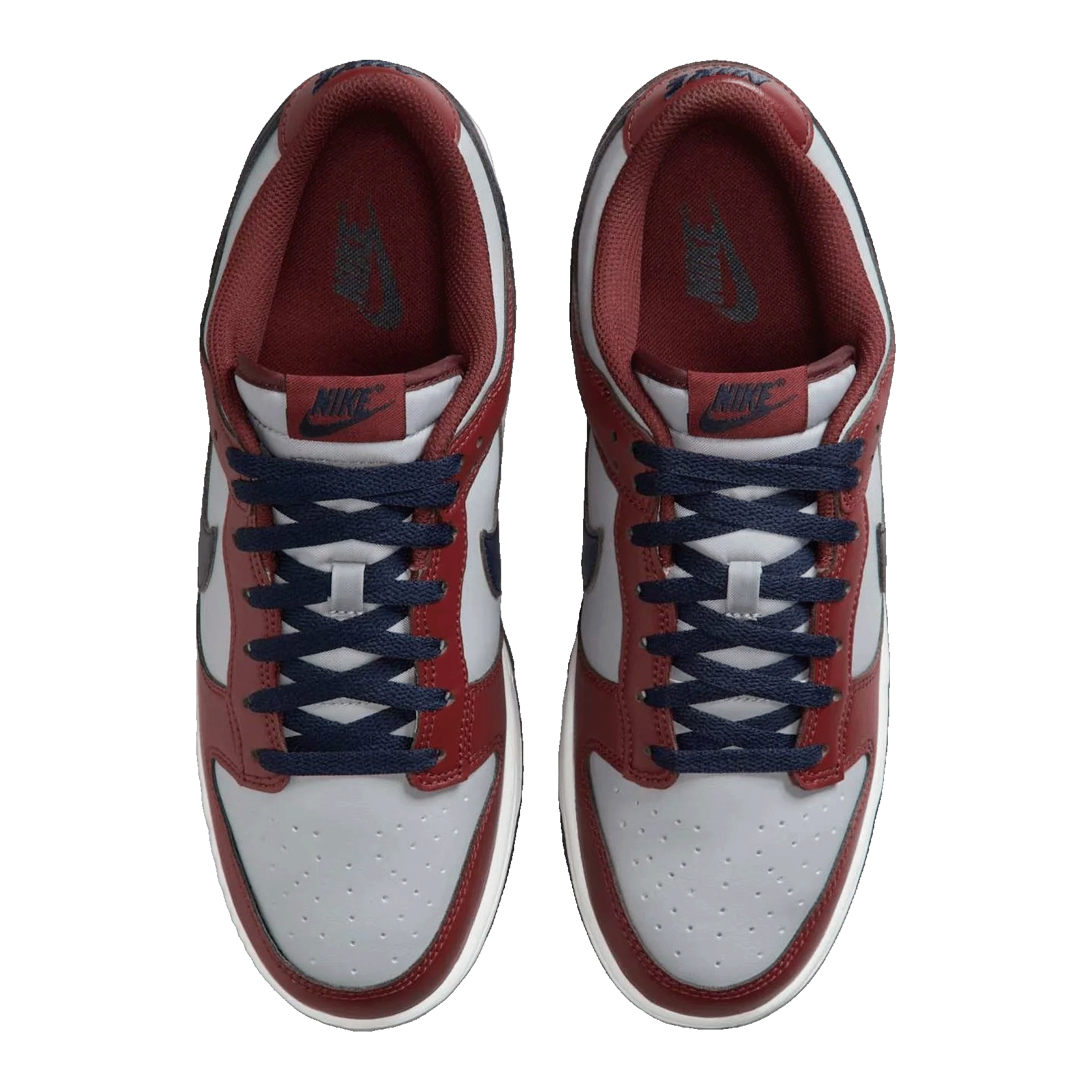 Nike Dunk Low Retro Wolf Grey Obsidian Dark Team Red HF5441-003