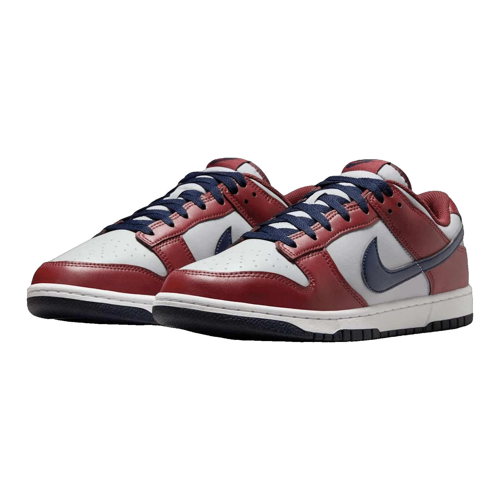 Nike Dunk Low Retro Wolf Grey Obsidian Dark Team Red HF5441-003