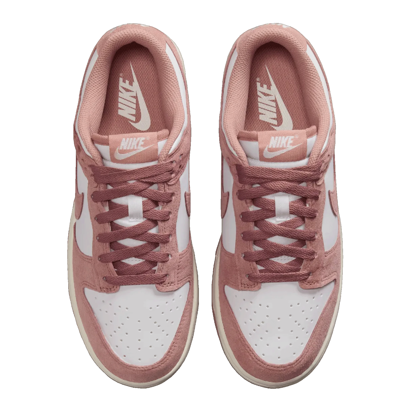 Nike Dunk Low Rose Whisper Gold Mini Swoosh (W) Oben IB4417-102
