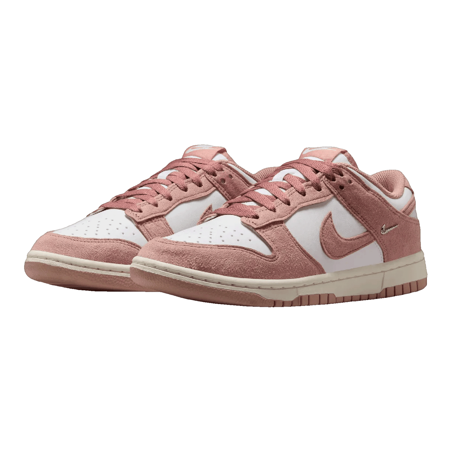 Nike Dunk Low Rose Whisper Gold Mini Swoosh (W) Side IB4417-102